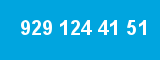 929 124 41 51 929 124 41 51